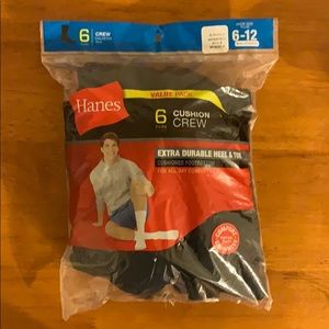 Hanes Cushion Crew Socks